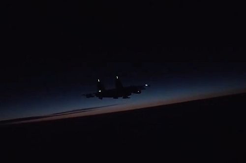 Су-35. Ночной боевой вылет на Украине